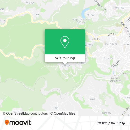 מפת קריזר אורי