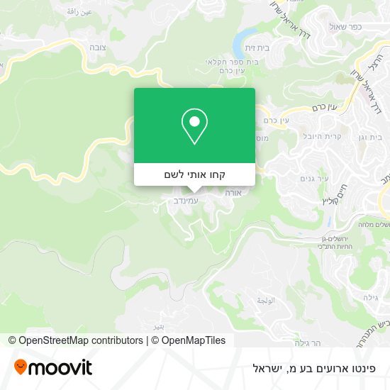 מפת פינטו ארועים בע מ