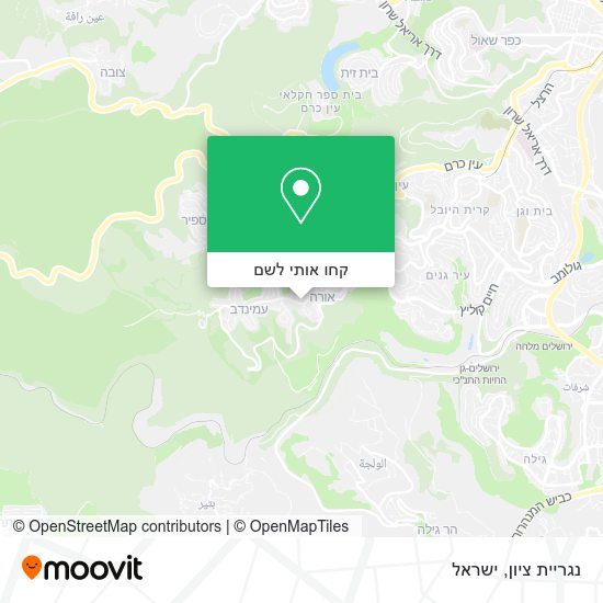 מפת נגריית ציון