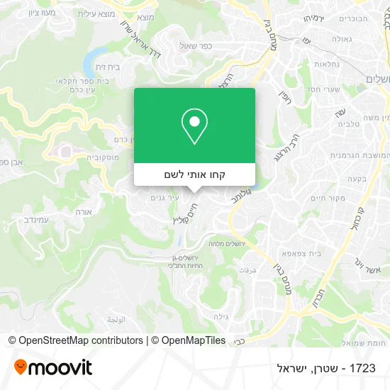 מפת 1723 - שטרן