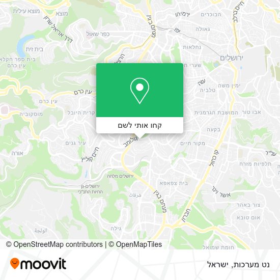 מפת נט מערכות