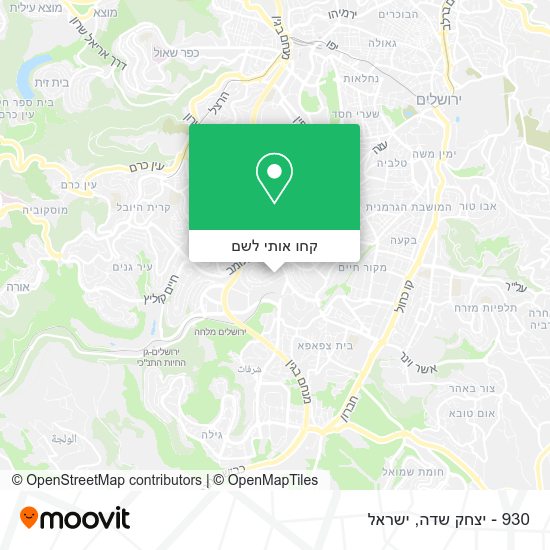 מפת 930 - יצחק שדה