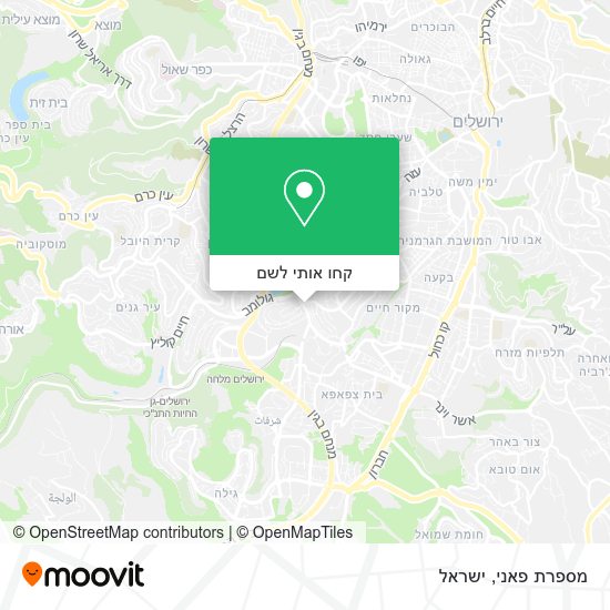 מפת מספרת פאני
