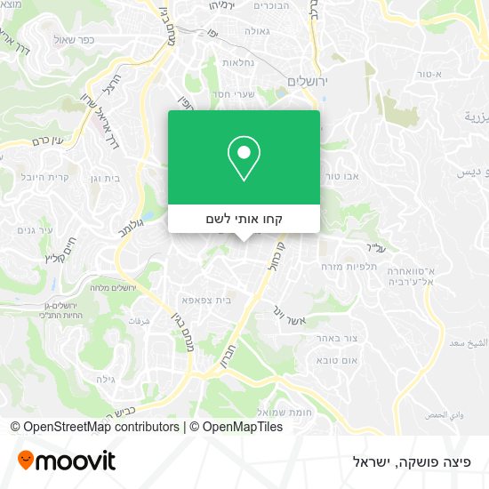 מפת פיצה פושקה