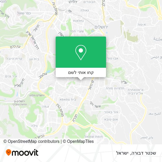 מפת שכטר דבורה