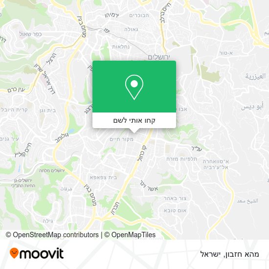 מפת מהא חזבון