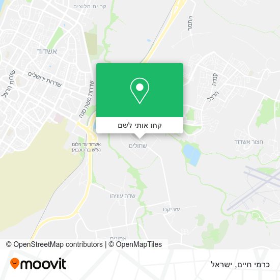 מפת כרמי חיים