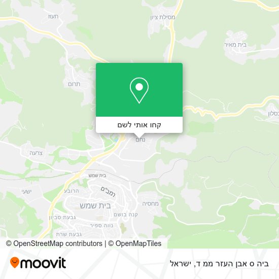 מפת ביה ס אבן העזר ממ ד