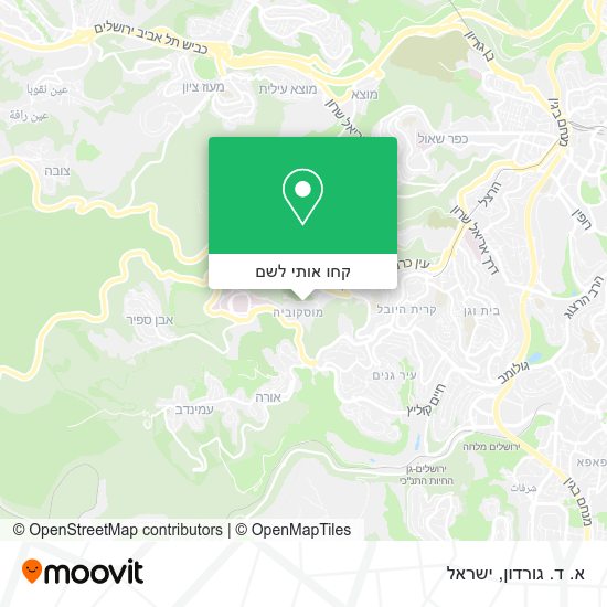 מפת א. ד. גורדון