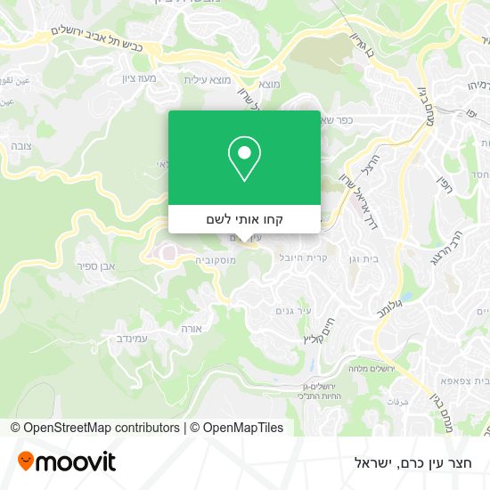 מפת חצר עין כרם