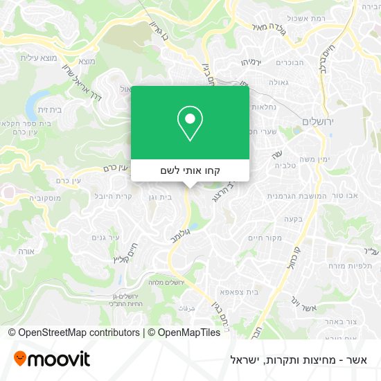 מפת אשר - מחיצות ותקרות