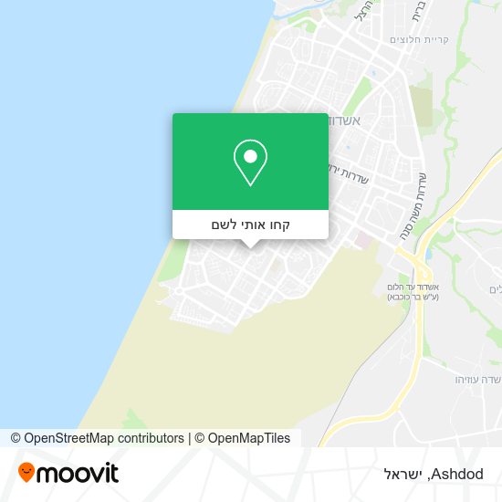 מפת Ashdod