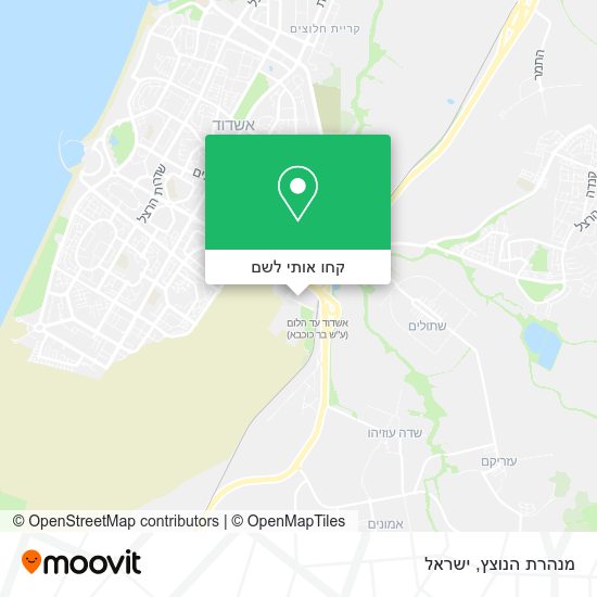 מפת מנהרת הנוצץ