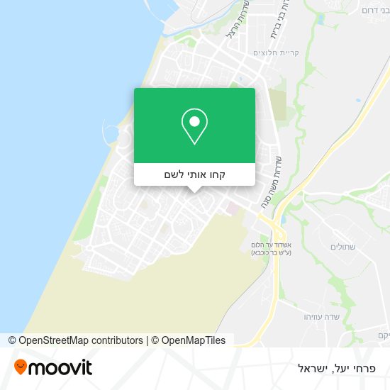 מפת פרחי יעל