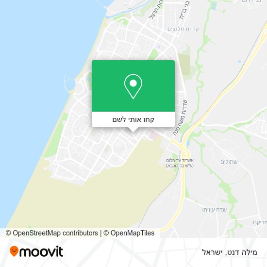 מפת מילה דנט