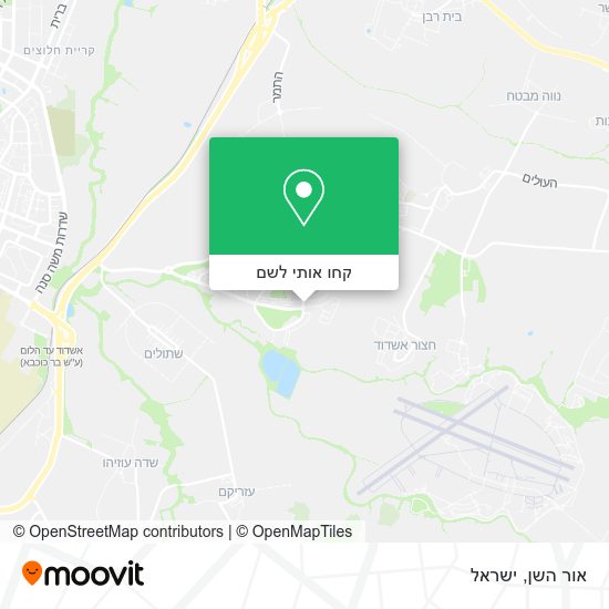 מפת אור השן