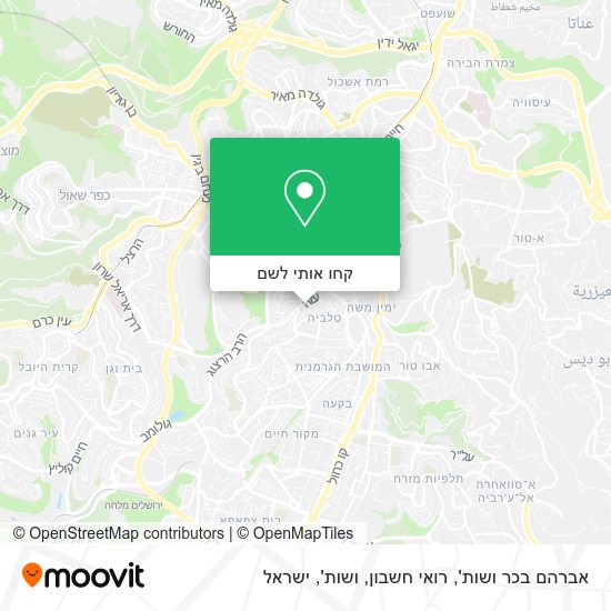 מפת אברהם בכר ושות', רואי חשבון, ושות'