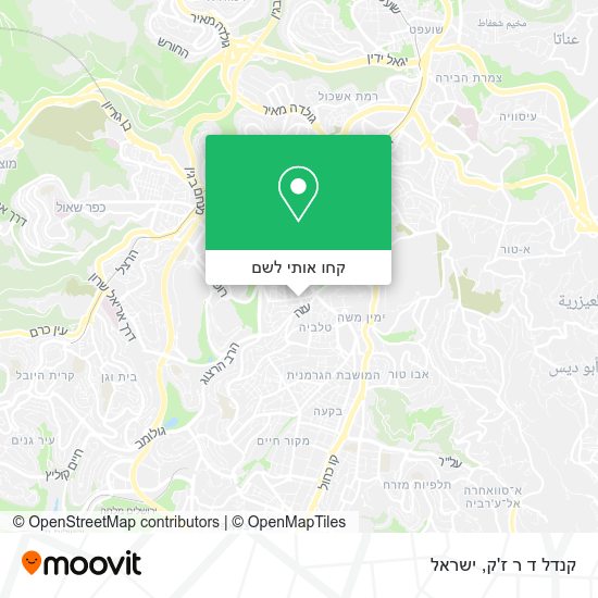 מפת קנדל ד ר ז'ק