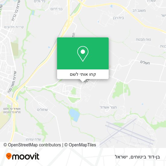 מפת בן-דוד ביטוחים
