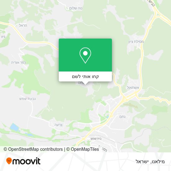 מפת מילאנו