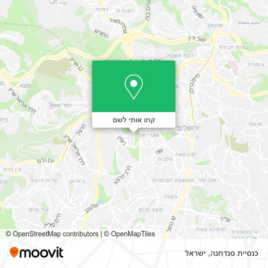 מפת כנסיית סנדחנה