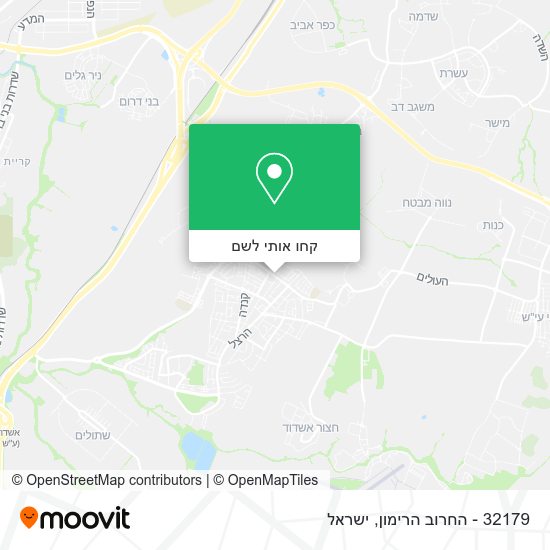 מפת 32179 - החרוב הרימון
