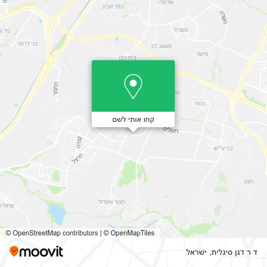 מפת ד ר דגן סיגלית