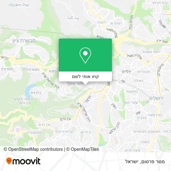 מפת מסר פרסום