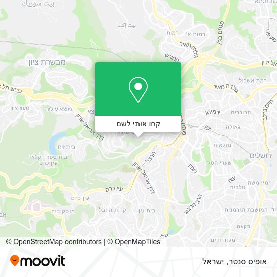 מפת אופיס סנטר