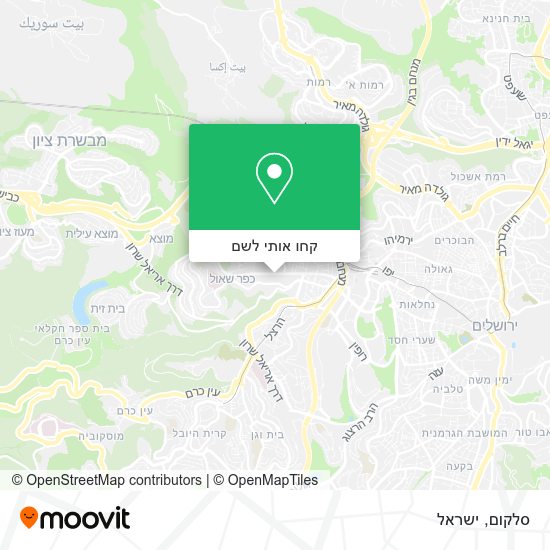 מפת סלקום