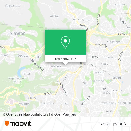 מפת לייזר ליין
