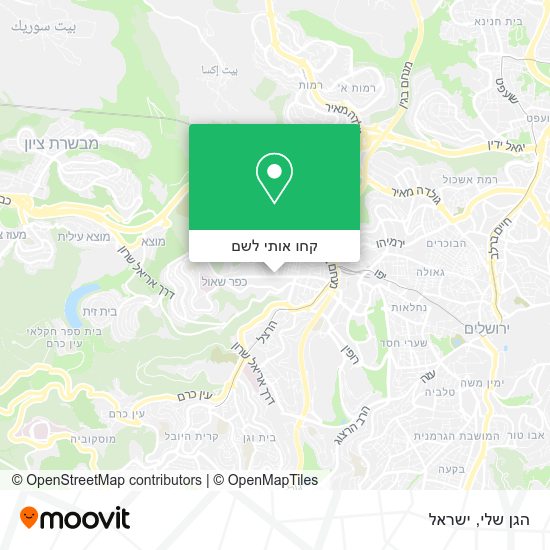 מפת הגן שלי