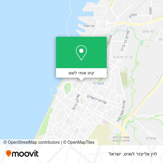 מפת לוין אליעזר לואיס