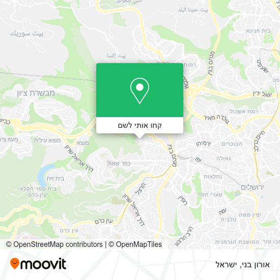 מפת אורון בני