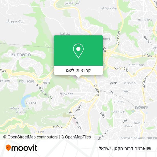 מפת שווארמה דרור הקטן