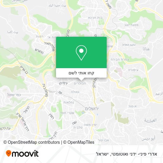 מפת אדרי פיני- ידני ואוטומטי