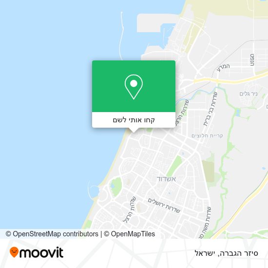 מפת סיזר הגברה