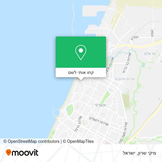 מפת מיקי שרון
