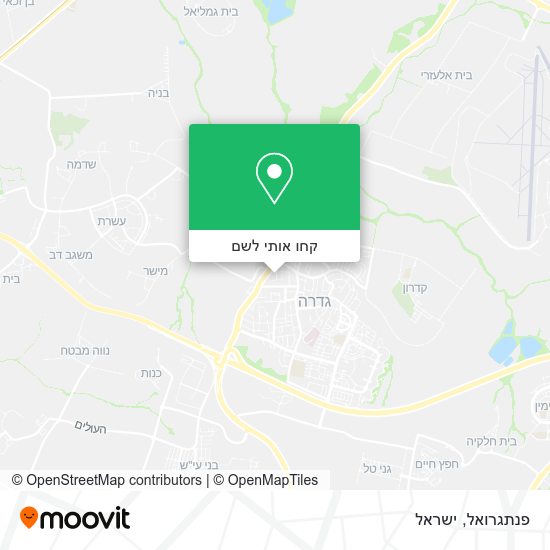 מפת פנתגרואל
