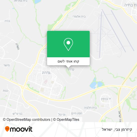 מפת קיזרמן צבי