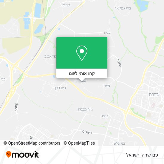 מפת פם שרה