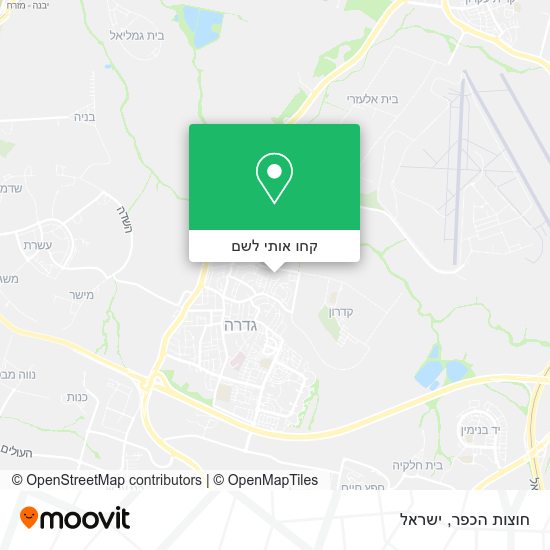 מפת חוצות הכפר
