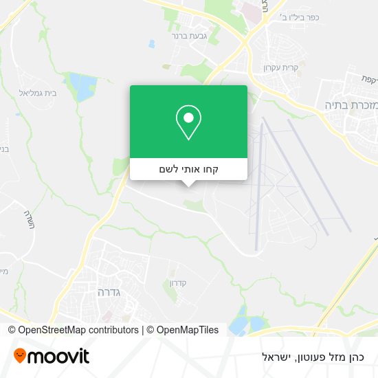 מפת כהן מזל פעוטון