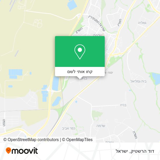 מפת דוד הרשטיק