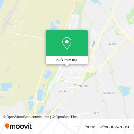 מפת בית משפחת אוליבר
