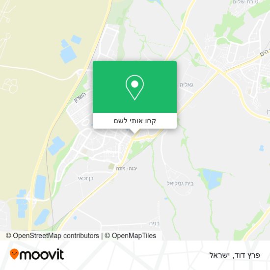 מפת פרץ דוד