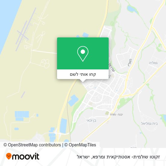 מפת זקוטו שולמית- אסטתיקאית ומרפא