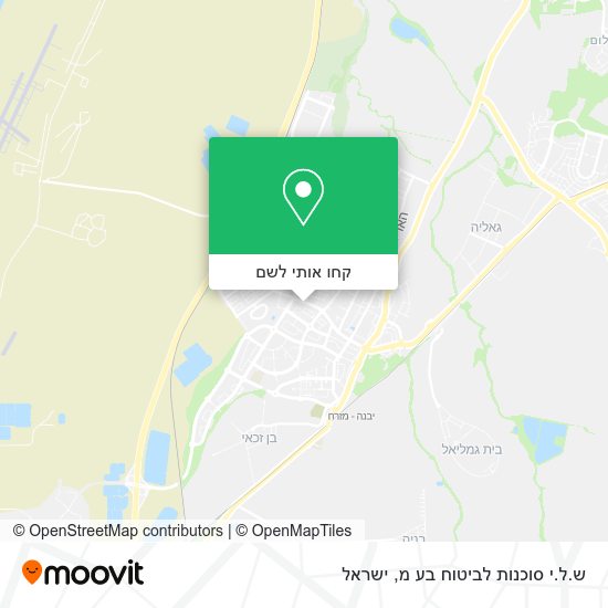 מפת ש.ל.י סוכנות לביטוח בע מ