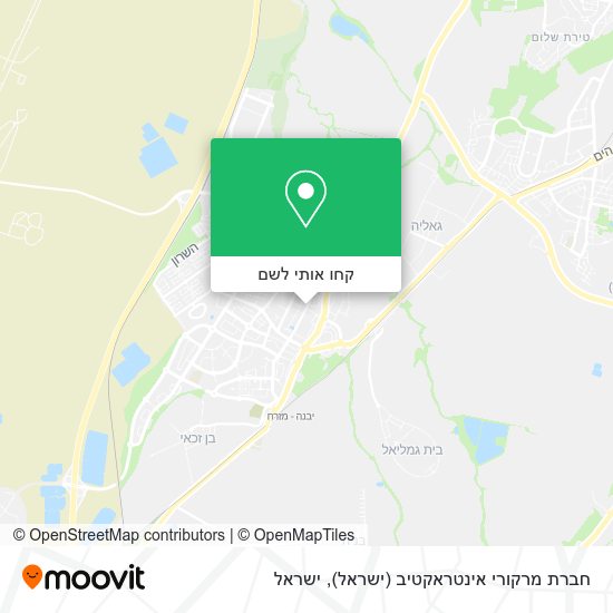 מפת חברת מרקורי אינטראקטיב (ישראל)