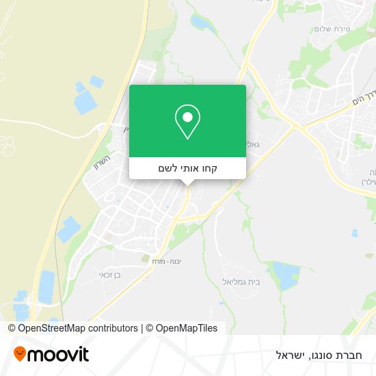 מפת חברת סונגו